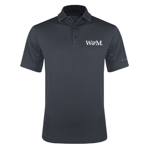  Columbia Charcoal Omni Wick Drive Polo - W&M