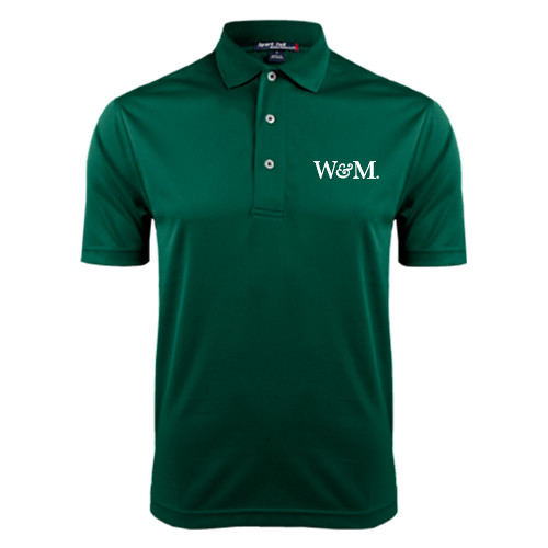  Dark Green Dry Mesh Polo - W&M