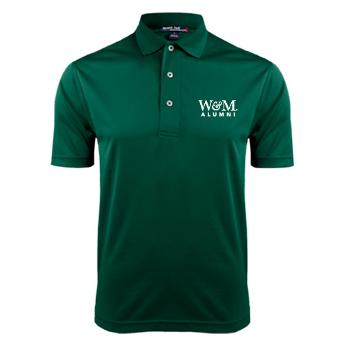  Dark Green Dry Mesh Polo - W&M Alumni