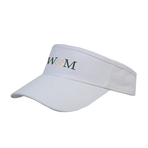 White Visor - W&M