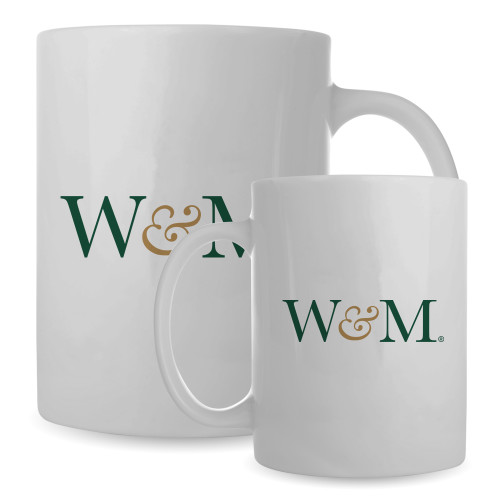 William & Mary Full Color White Mug 15oz