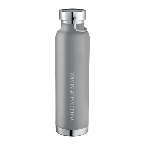  Thor Copper Vacuum Insulated Grey Bottle 22oz - William & Mary Engraved