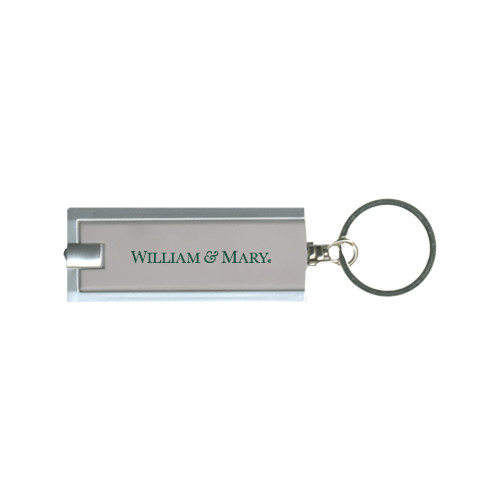  Turbo Silver Flashlight Key Holder - William & Mary