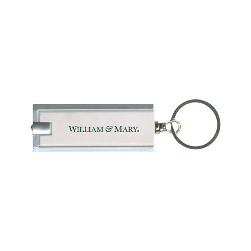  Turbo White Flashlight Key Holder - William & Mary