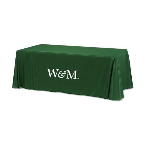  Dark Green 6 foot Table Throw - W&M