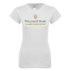 Thumbnail image for  Next Level Womens White Boyfriend Tee