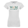 Thumbnail image for  Next Level Womens White Boyfriend Tee