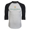 Thumbnail image for  White/Black Raglan Baseball T Shirt