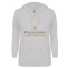 Thumbnail image for  ENZA Womens White V Notch Raw Edge Fleece Hoodie