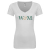 Thumbnail image for  Next Level Womens White Ideal V Tee