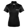 Thumbnail image for  Womens Black Performance Fine Jacquard Polo