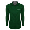 Thumbnail image for  Womens Dark Green Twill Button Down Long Sleeve 