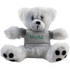 Thumbnail image for  Plush Big Paw 8 1/2 inch White Bear w/Grey Shirt