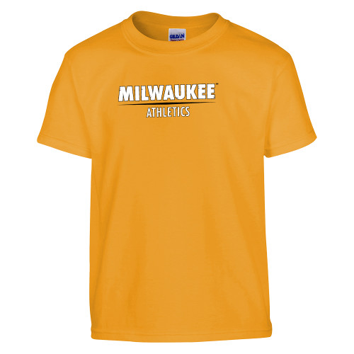  Youth Gold T Shirt - UW Milwaukee Athletics