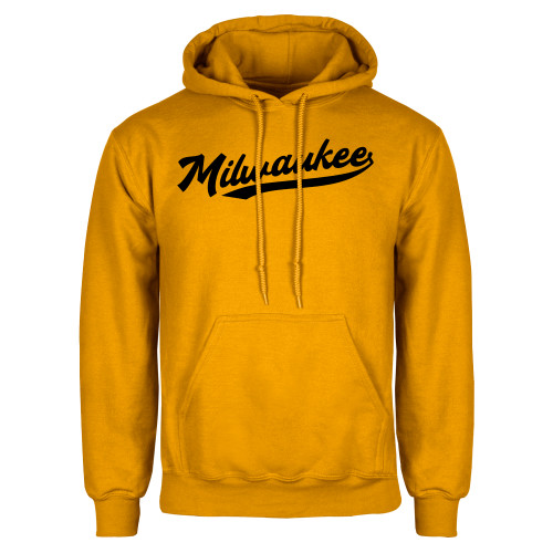 Gold Fleece Hoodie - Milwaukee Script Logo