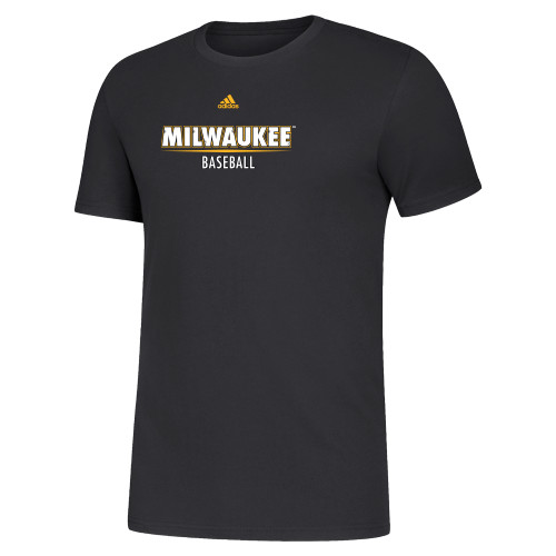 Adidas Black Fresh Tee - Adidas - UW Milwaukee Baseball