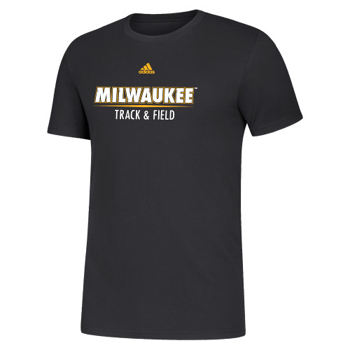  Adidas Black Fresh Tee - Adidas - UW Milwaukee Track and Field