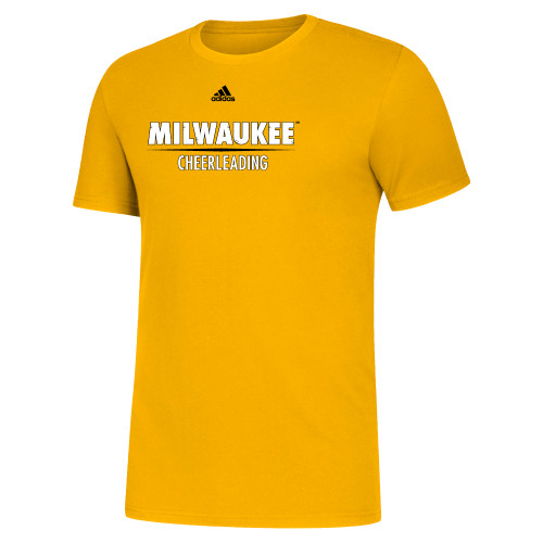  Adidas Collegiate Gold Fresh Tee - Adidas - UW Milwaukee Cheerleading