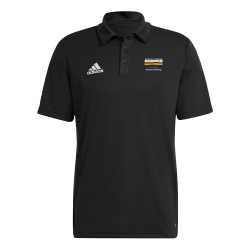  Adidas Black Stadium Coaches Polo - UWM School of Nursing Condensed Mark