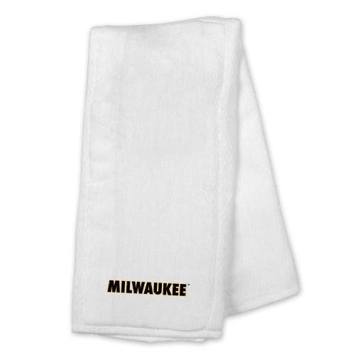  Baby Burp Cloth - University of Wisconsin Milwaukee Wordmark Flat