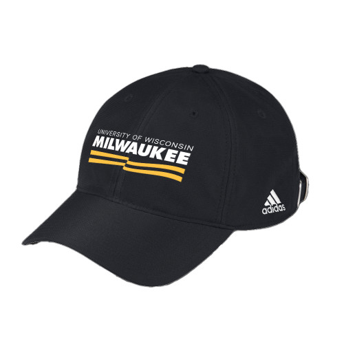  Adidas Black Performance Slouch Hat - UWM Primary Academic Mark