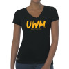 Thumbnail image for  Fall Rush Ladies Black V Neck Tee