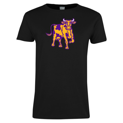  Womens Black Short Sleeve Tee - Ephelia