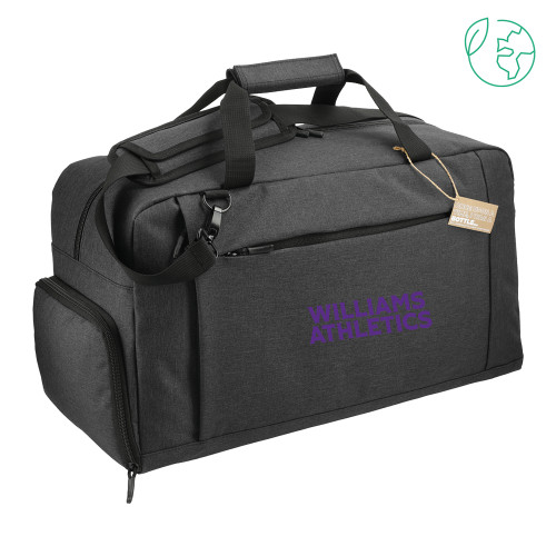  Aft Recycled PET 21 Inch Charcoal Duffel - Athletics Wordmark