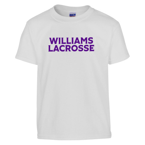  Youth White T Shirt - Williams Lacrosse