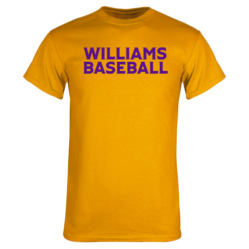  Gold T-Shirt - Williams Baseball