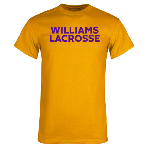  Gold T-Shirt - Williams Lacrosse