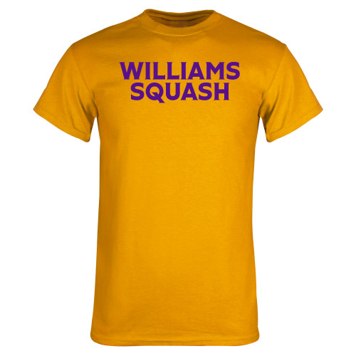  Gold T-Shirt - Williams Squash