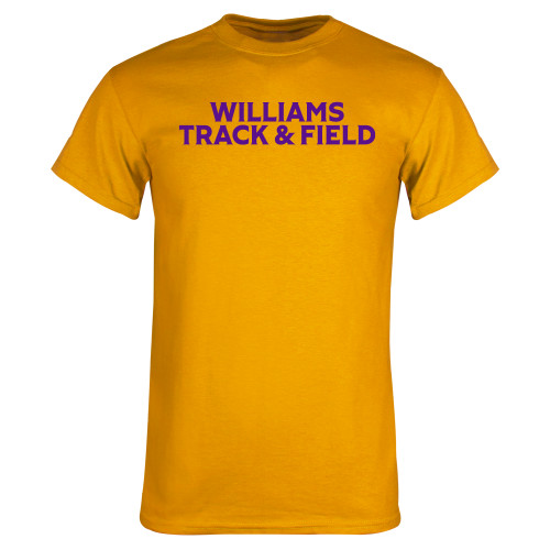  Gold T-Shirt - Williams Track and Field