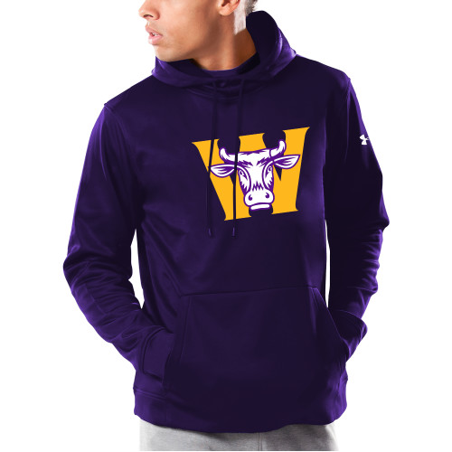  Under Armour Purple Armour Fleece Hoodie - W Ephelia Head