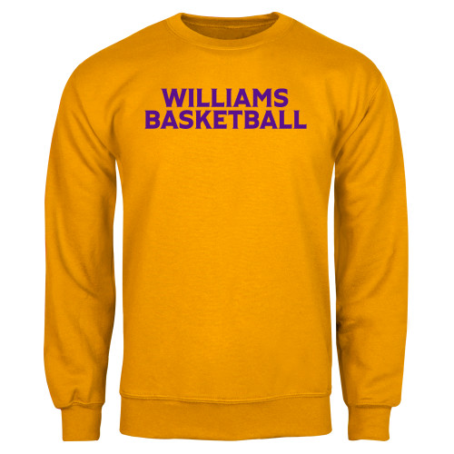  Gold Fleece Crew - Williams Basketball