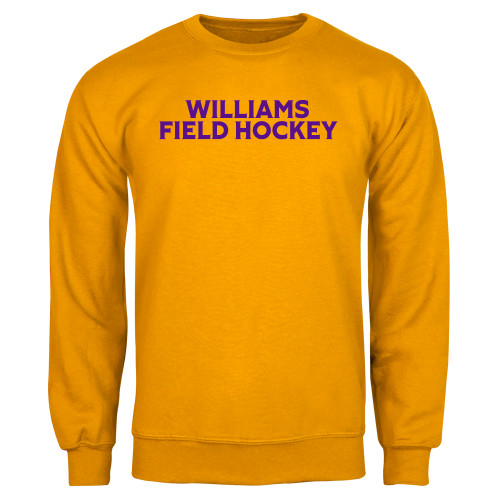  Gold Fleece Crew - Williams Field Hockey