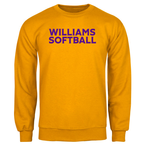  Gold Fleece Crew - Williams Softball