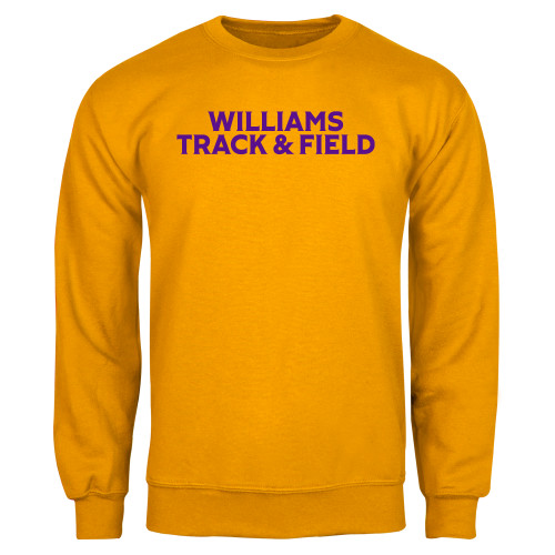  Gold Fleece Crew - Williams Track and Field
