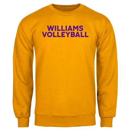  Gold Fleece Crew - Williams Volleyball