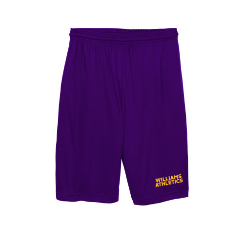  Youth Purple Competitor Shorts - Athletics Wordmark