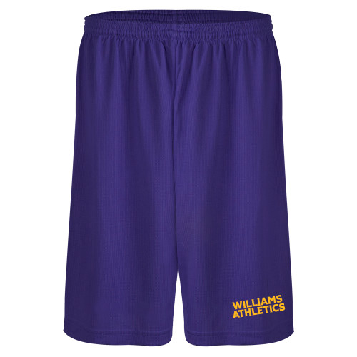  Purple Performance Classic 9 Inch Short - Athletics Wordmark