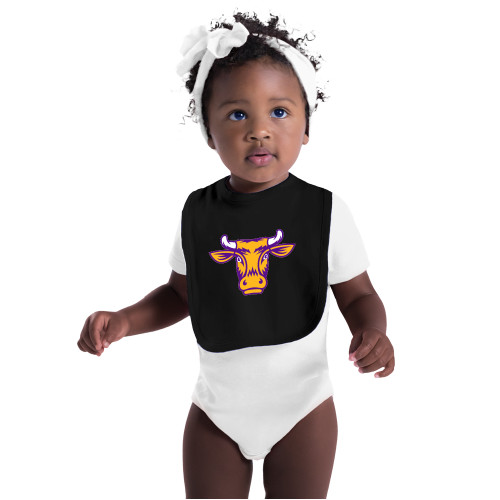  Black Baby Bib - Ephelia Head