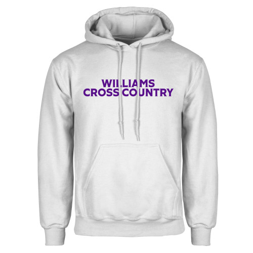  White Fleece Hoodie - Williams Cross Country