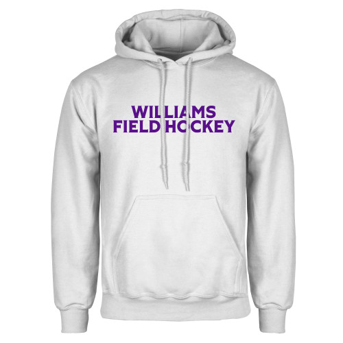  White Fleece Hoodie - Williams Field Hockey