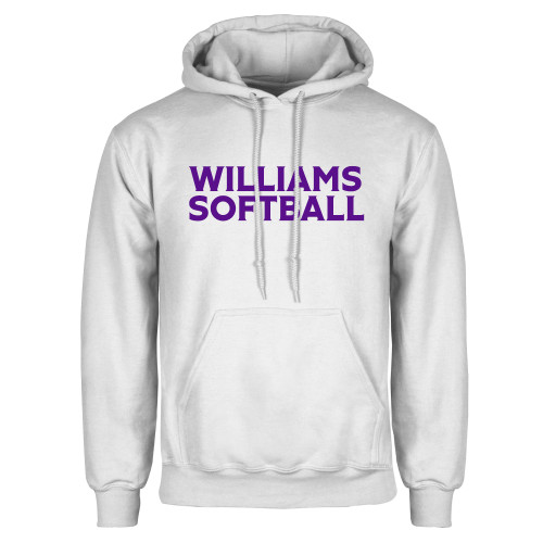  White Fleece Hoodie - Williams Softball