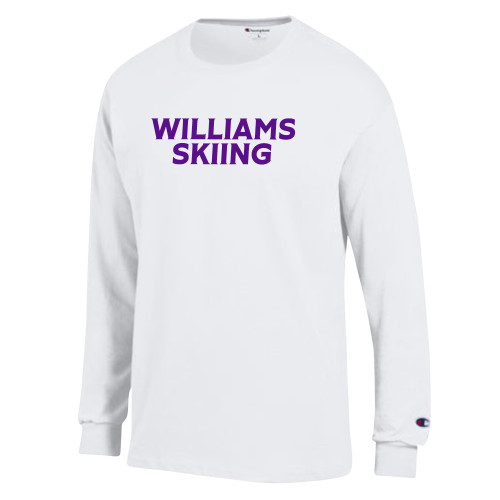  Champion White Long Sleeve T Shirt - Williams Skiing