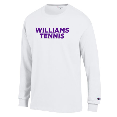  Champion White Long Sleeve T Shirt - Williams Tennis