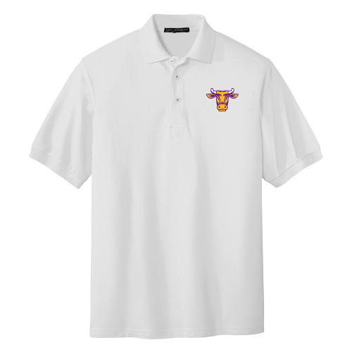  White Silk Touch Polo - Ephelia Head