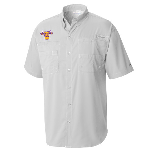  Columbia Cool Grey Tamiami Performance Short Sleeve Shirt - Ephelia Head