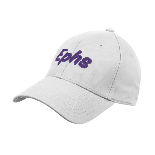 Williams College White Structured Adjustable Pro Style Hat
